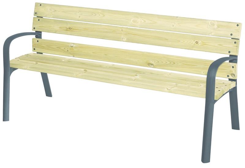Banc en pin Modo - traité autoclave classe 4 - 180 cm - bois résistant aux intempéries_0