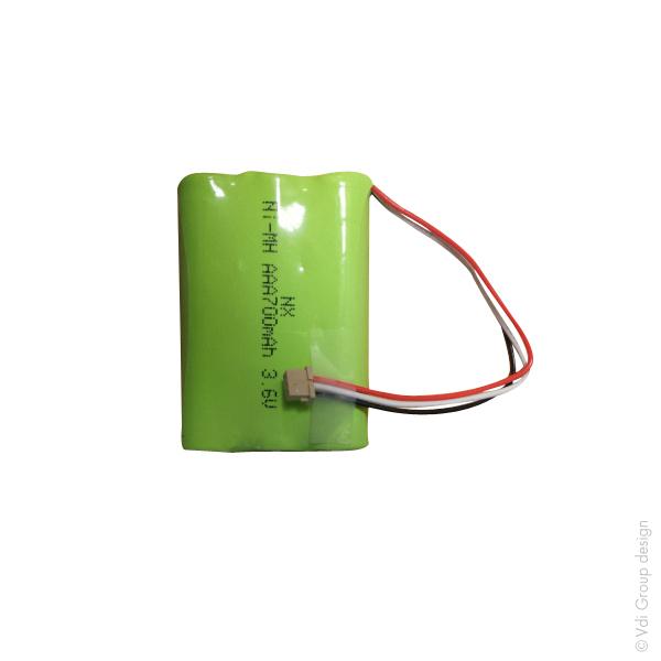 Batterie industrielle NiMH 3.6V 700mAh - compatible bureau de vote électronique Digimedia - Marque NX_0