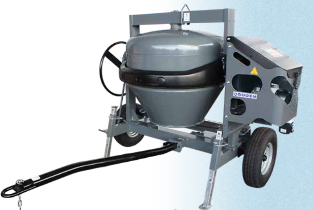 Bétonnière PRO 400 - moteur monophasé ou thermique - tractable jusqu'à 90km/h - Cuve 380L - Malaxage 320L_0