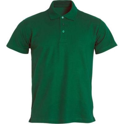 CLIQUE Polo basic Homme Vert Bouteille S_0