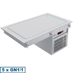 Élément top réfrigéré - 5x GN 1/1 - Modèle IN/RPX18-P - Température -0 à +4°C_0