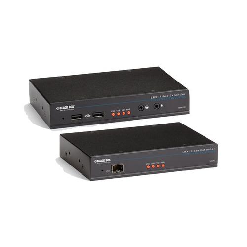 Extendeur industriel KVM LRXI - DVI, USB 2.0, audio, série sur fibre optique_0
