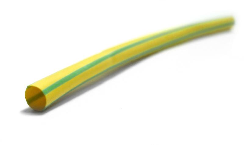 Gaine thermorétractable vert / jaune, l.1 m, diam.2.4 mm, ZENITECH_0