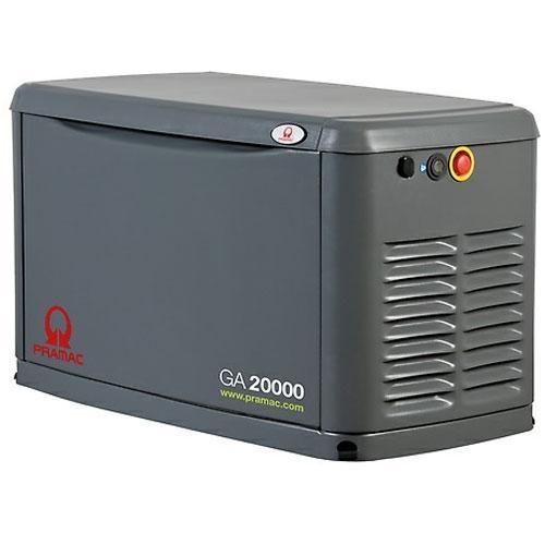 Groupe électrogène au gaz triphasé insonorisé 20 kVA AVR+DE G20000 - PRAMAC - PS203TXM000_0