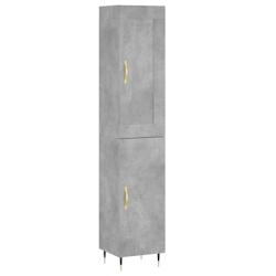 Helloshop26 - Buffet bahut commode armoire meuble de rangement organisateur cuisine salle de séjour salon haut 34,5 x 34 x 180 cm 02_0034424 - 300021_0