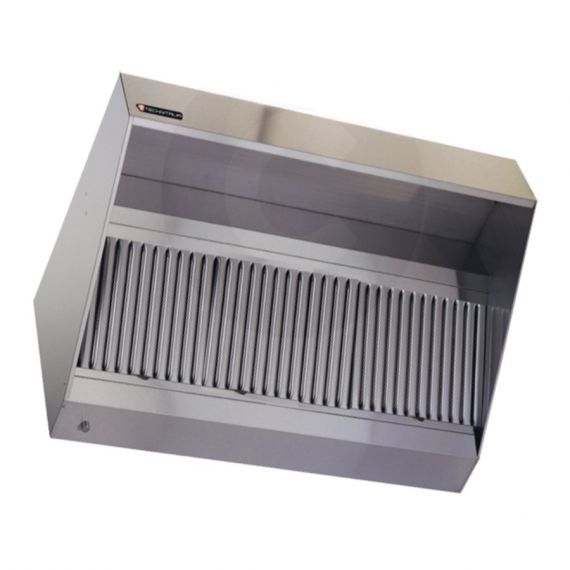 Hotte gamme Excell - version statique - profondeur 90cm - structure inox AISI 304 - avec filtres chocs tout inox_0