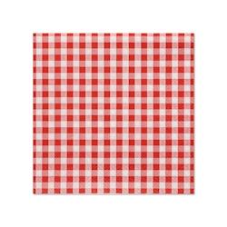 Papstar Serviettes, 3 plis pliage 1/4 25 cm x 25 cm rouge 