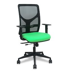 Piqueras y Crespo Silla Motilla traslack malla negra asiento bali pistacho brazo regulable - vert multi-matériau 21TKM840B22B10CRN65_0