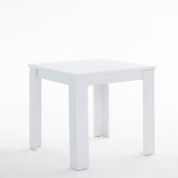 RATTATAN Table d’intérieur carrée 80x80 cm en bois mélaminé, design classique et fonctionnel, pour cuisine, salle à manger, bar ou restaurant â_0