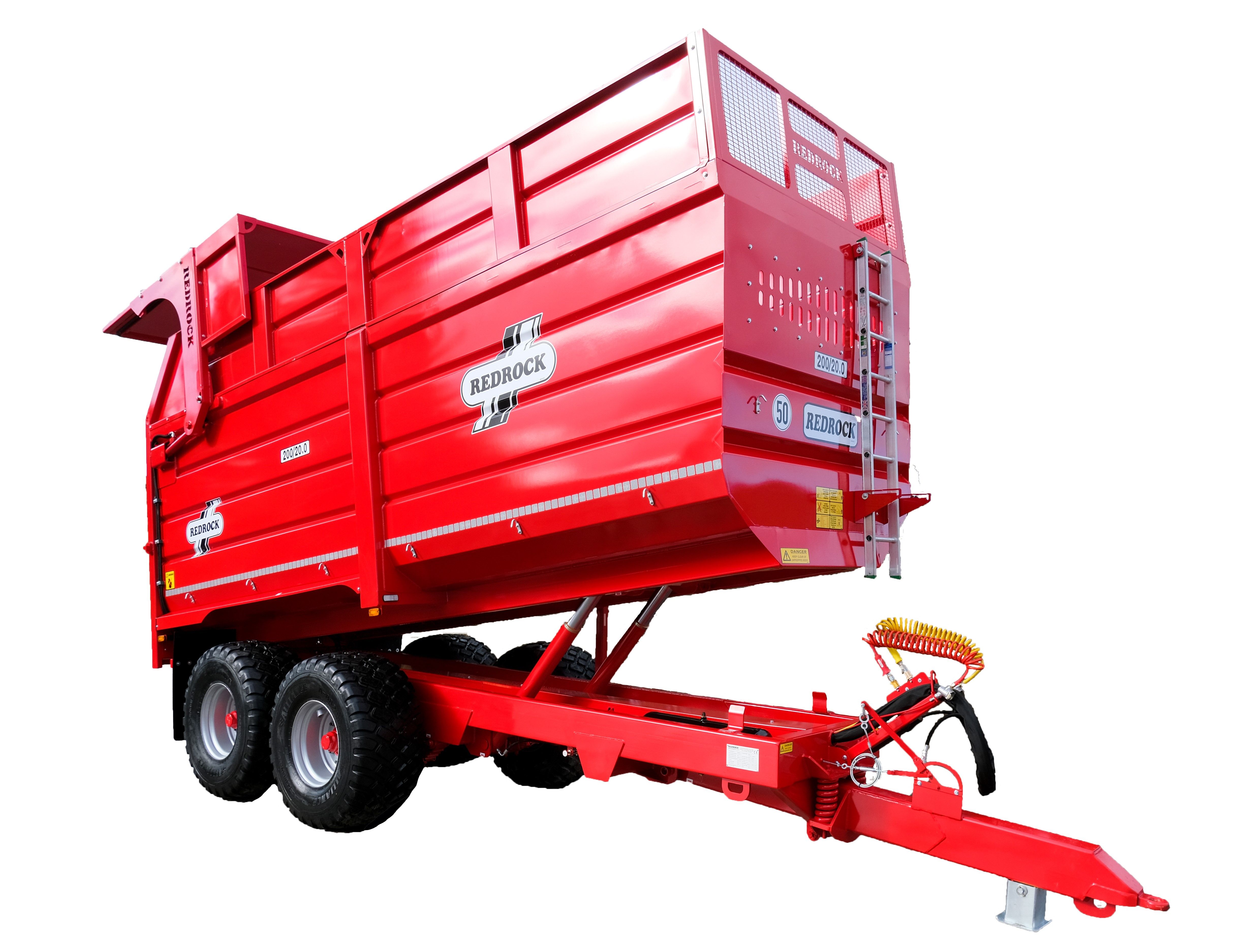 Remorque agricole d'ensilage Redrock - capacité de 10,5 t à 20 t - châssis solide et essieux grande vitesse_0