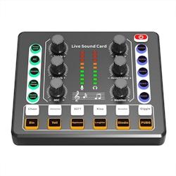 Table De Mixage Bluetooth Pour Enregistrement Et Live Noir 85dB YONIS - noir 3615616946887_0