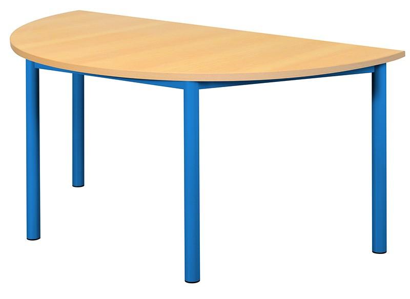 TABLE SCOLAIRE CELIA DEMI-LUNE 4 PIEDS 120 X 60 CM_0