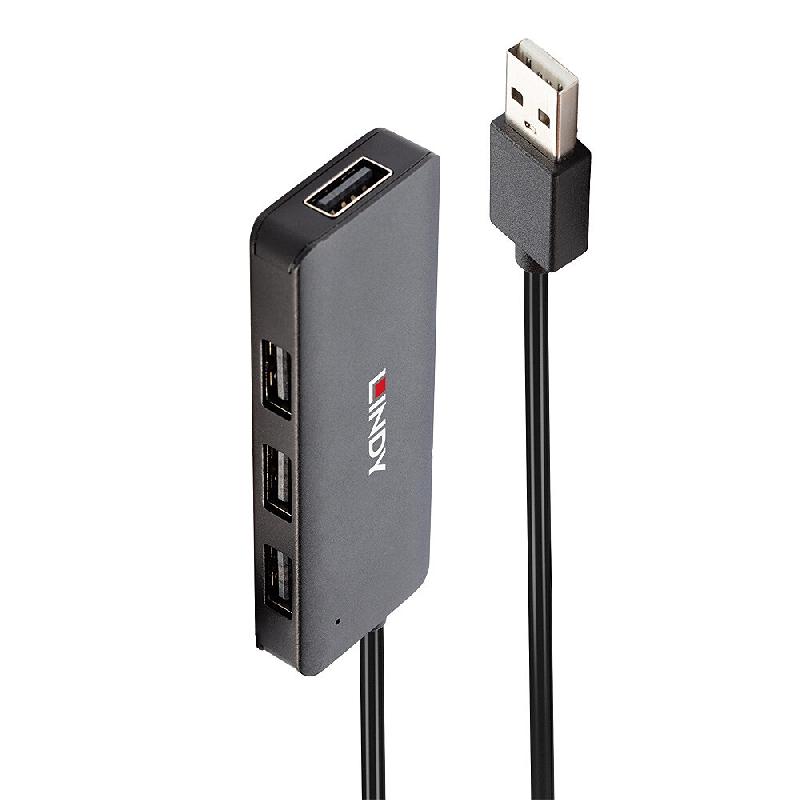 HUB USB 2.0 4 PORTS LINDY_0