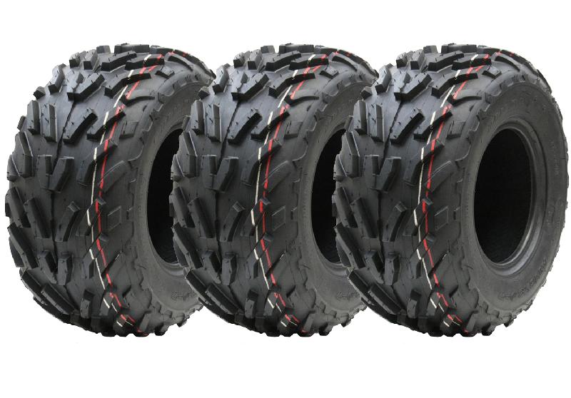 16x8.00-7 Quad ATV Tyres Wanda P329 E-Marked Road Legal Kids 7 Inch (Set of 3)_0