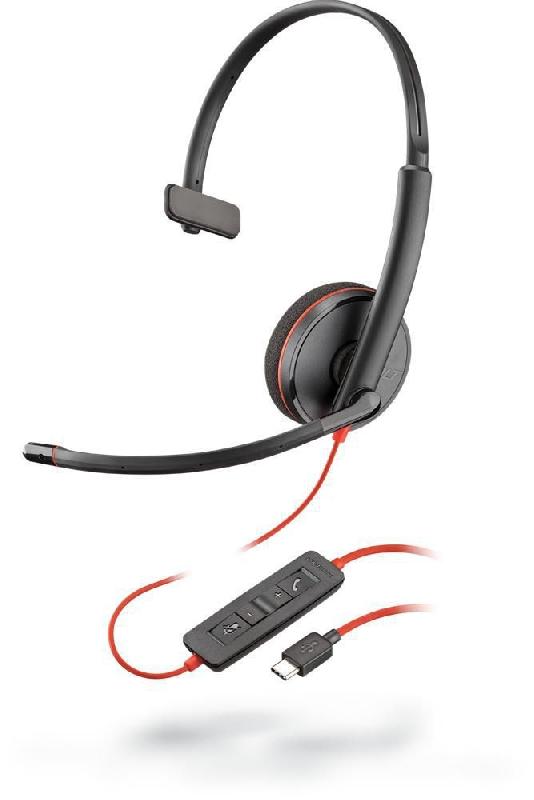 RE C3210 Headset - Serre-tête noir - Binaural - Volume +/- - Pour bureau et centre d'appels_0