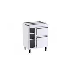 Distform Table Inox pour Machine à Café sans Plan de Travail Gamme 600 Acier inoxydable 2500x600x600x1050mm - 641094294212_0
