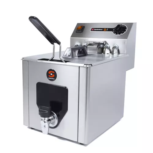 Friteuse électrique PF-10 400/50-60/3N-5130142 - 8 litres - Acier inoxydable - 5100 Watts_0