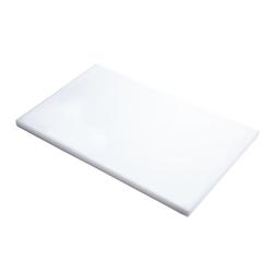 GASTRO M planche À Découper Blanche - L 400 x P 600mm - blanc plastique GN344_0