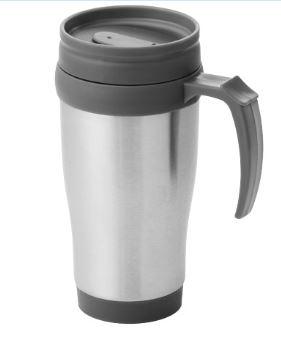 Mug isotherme Sanibel 400ml - Double paroi - Acier inoxydable et plastique sans BPA_0