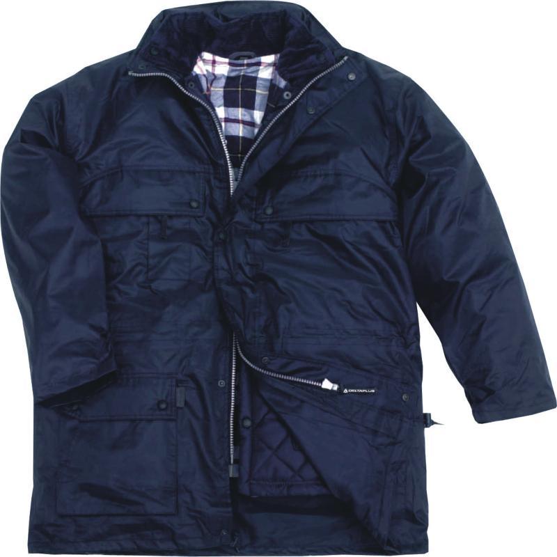 Parka de travail 3 en 1 - Polyester enduit PVC - Avec doublure amovible et 6 poches_0
