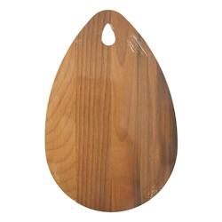 Planche à découper ovale, hêtre foncé 21 x 12 cm Fackelmann Wood Edition - noir 521765_0