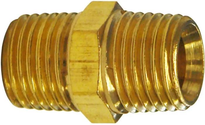 Raccords double mamelon 1/4' ag - 3/8' ag - 2 pièces_0