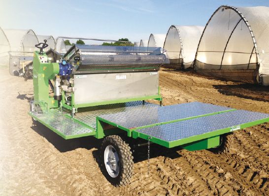 Récolteuse électrique Slide Eco - Hortech SRL - 30 kW - autonomie 16h et sécurité avancée_0