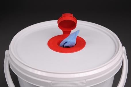 Seauclean à sec - Distributeur de serviettes non tissées avec opercule de distribution - Disponible en plusieurs formats_0