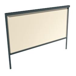 Store screen Cayo 3,00x2,50 M Motorisé Télécommande Intersun (Colori Armature: Gris Anthracite, Colori Toile: Ecru), Gris Anthracite, Ecru - CAYO-3_0