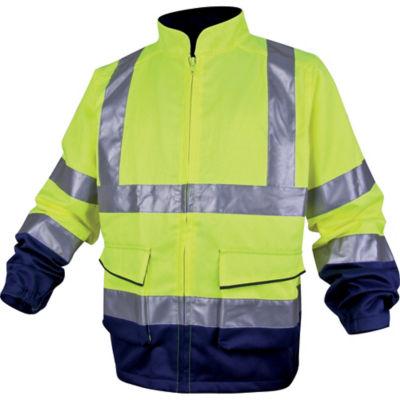 Veste de travail haute visibilité DeltaPlus, taille XL._0