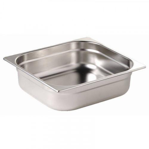 BAC GASTRONORM GN 1/2 HAUTEUR 200 MM EN INOX 18/0 VOGUE