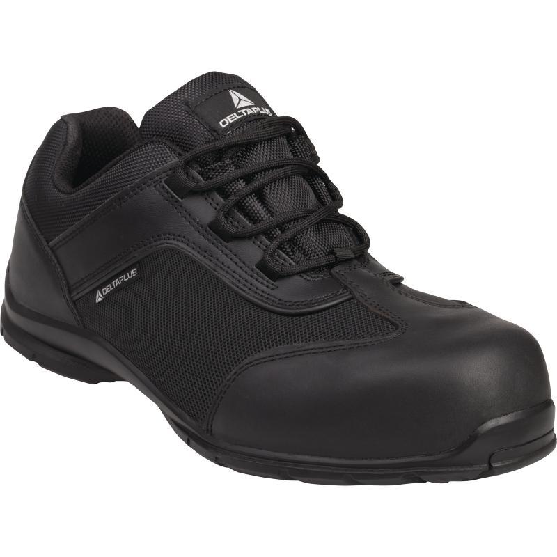 Chaussures de sécurité basses en cuir vachette et mesh - Bigbosss1p - Amagnétiques avec semelle SRC_0