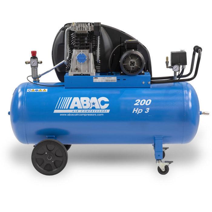 Compresseur d'air à piston 200 l 3 cv ABAC - 11573693_0