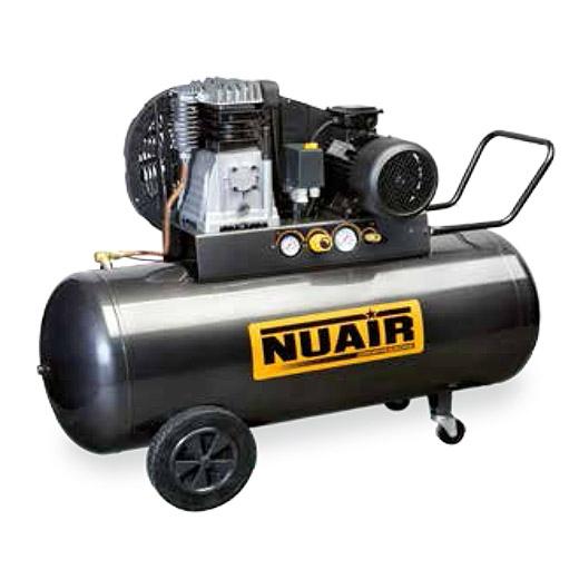 Compresseur d'air à piston NUAIR - réservoir 200L - moteur triphasé 4 CV - 11581205_0