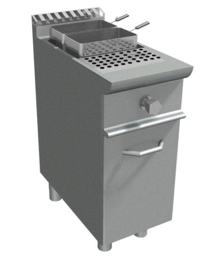 Cuiseur à pâtes électrique sur coffre - Fabrication italienne - Simple ou double cuve - Acier inox AISI 304_0