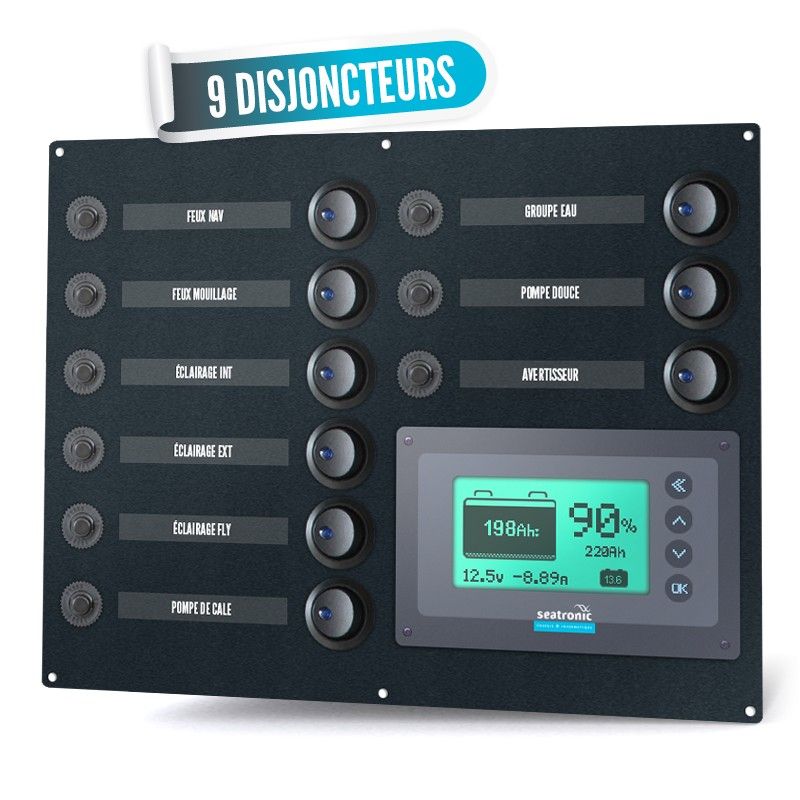 Eta09g - tableau électrique - seatronic - 9 circuits_0