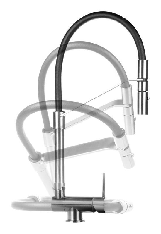 Snowtain 3 Modes Pomme de Douche de Cuisine Multifonction 360 Degres Robinet  Rotative Robinet Cuisine avec Aerateur Douchette Evier Cuisine Robinet pour  évier de cuisine, salle de bain, lavabo : : Bricolage