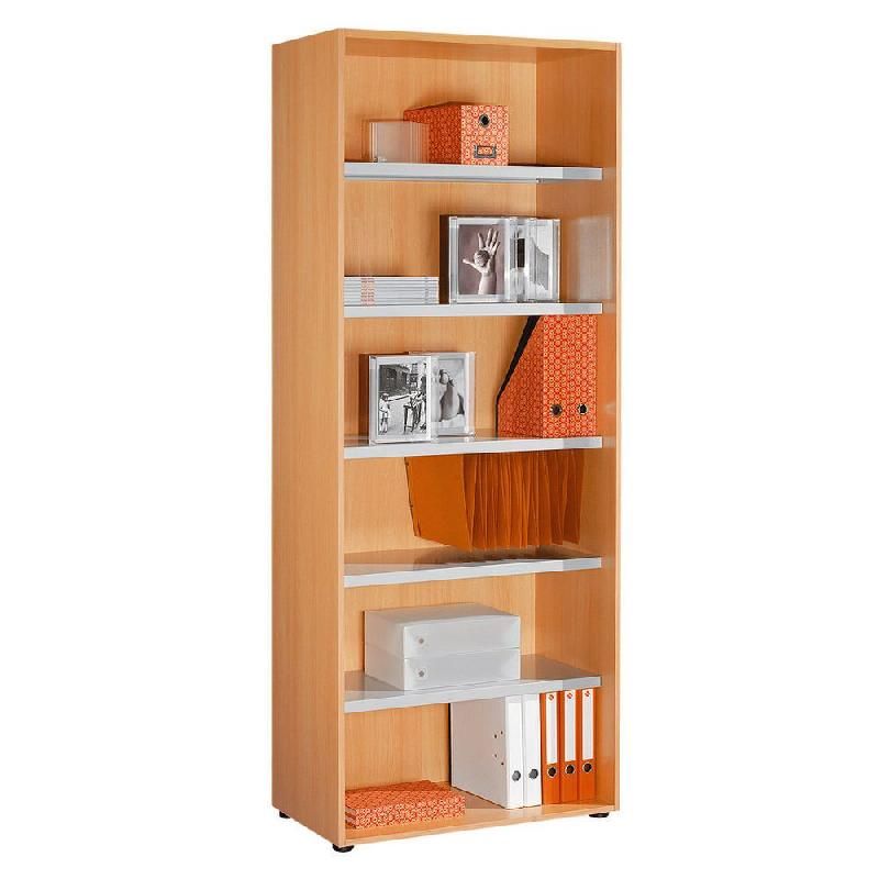 MEUBLE HAUT NF ENVIRONNEMENT SANS PORTES - H.202 X L. 80 X P. 48 CM - CÈDRE