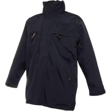 Parka 3 en 1 Como Noire TXXL Opsial - Veste polaire, coupe-vent, 6 poches et capuche amovible_0