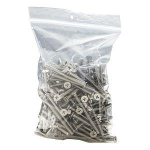 SACS ET SACHETS PLASTIQUES PAQUET DE 100 SACHETS PLASTIQUE ZIP POLYETHYLENE 40X60MM 50?_0