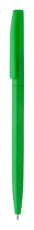 Stylo à bille en plastique - encre bleue - couleur verte - 5g_0