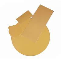 Support carton or - Ronds et Semelles Bûches - Formes et tailles variées_0