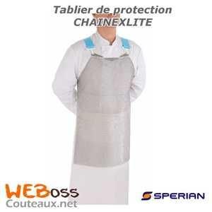 TABLIER DE PROTECTION MÉTAL CHAINEX