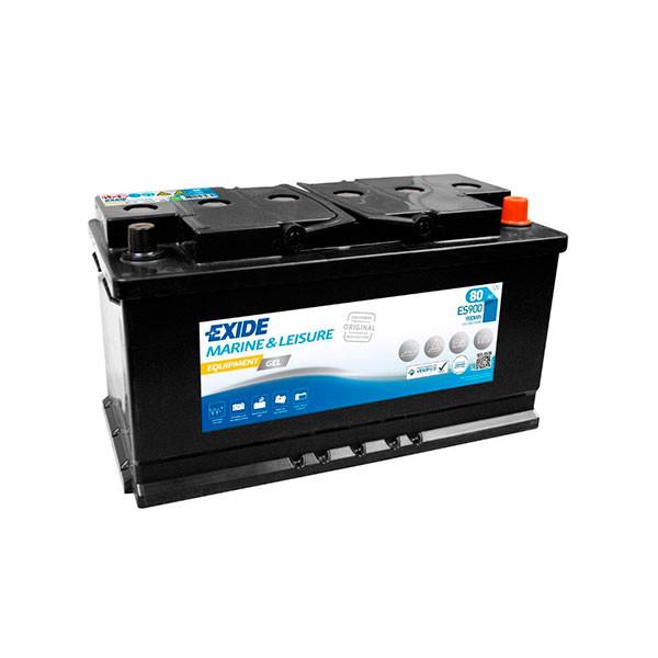 Batterie plomb étanche gel Exide Equipment Gel ES900 - 12V 80Ah - 900Wh - Technologie GEL Calcium/Calcium_0