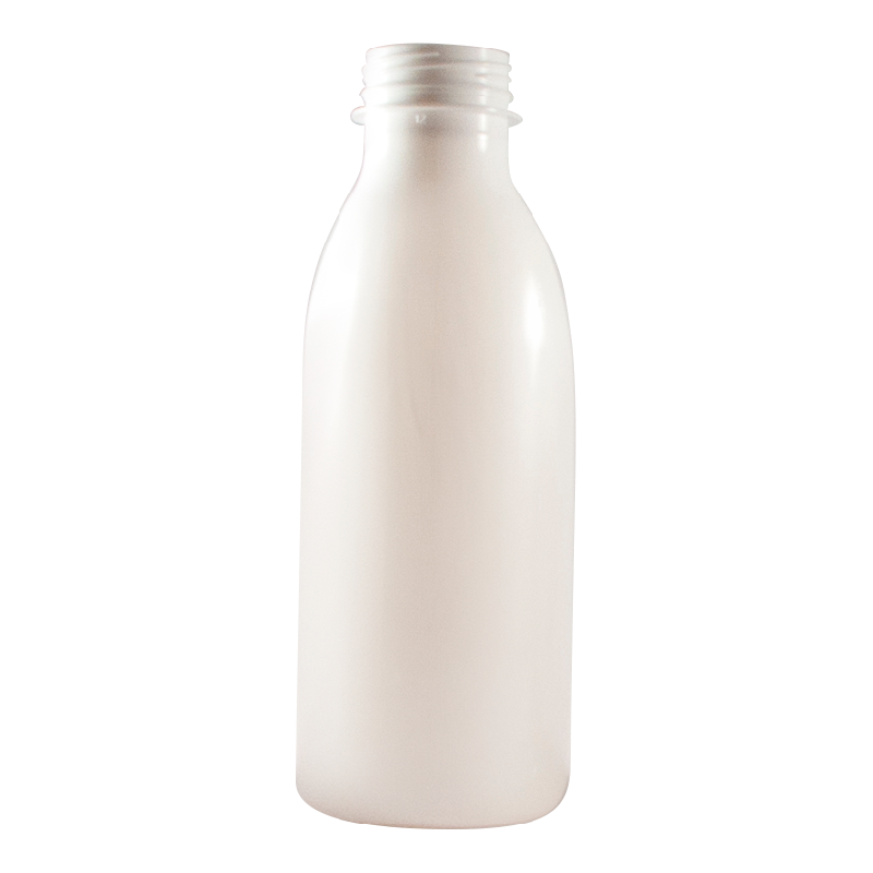 Bouteille en plastique PET Linea 500 ml - Blanche - Bague 38 3F - Forme ronde_0
