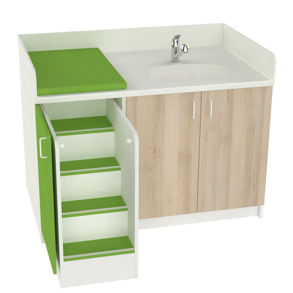 Compact petite baignoire rangement porte et escalier escamotable_1