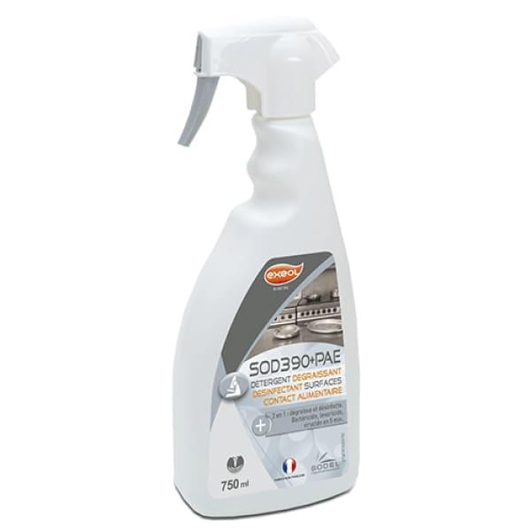 Dégraissant / désinfectant SOD390 - 750ml - homologué pour surfaces alimentaires_0