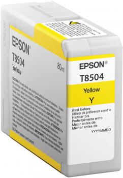 Epson cartouche d'encre yellow pour traceur sc-p800 - 80 ml (c13t850400)_0