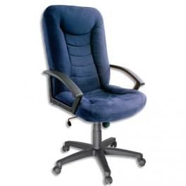 FAUTEUIL DIRECTION STANDING BLEU TISSU MICROFIBRA 47492