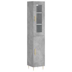 Helloshop26 - Buffet bahut commode armoire meuble de rangement organisateur cuisine salle de séjour salon haut 34,5 x 34 x 180 cm 02_0034371 - 300021_0
